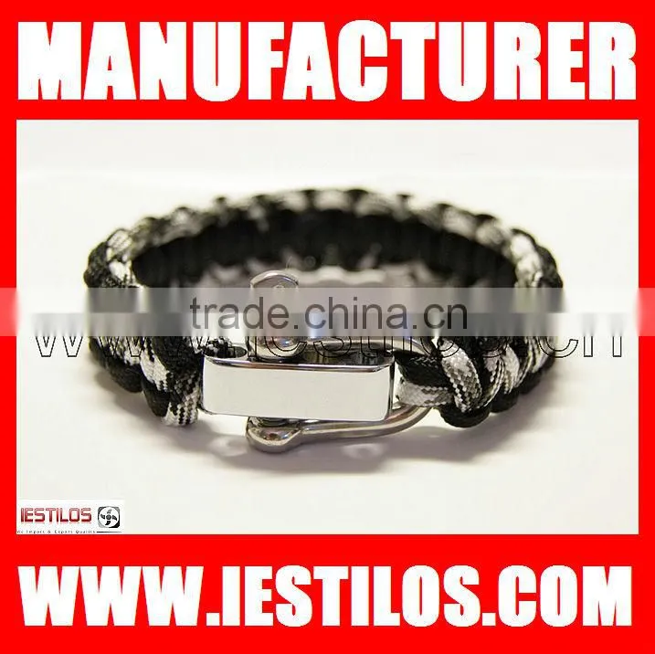 550 survival pink paracord bracelet for woman