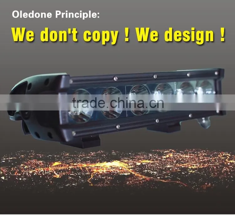 ISO9001 & TS16949 certificated factory offer Oledone HOT patented IP69k 11 inch 60W tractor LED auxiliary light
