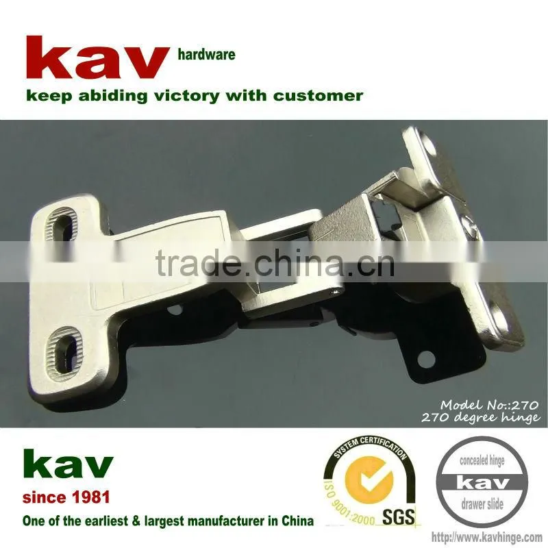 zinc alloy 270 degree wide angle normal door hinge