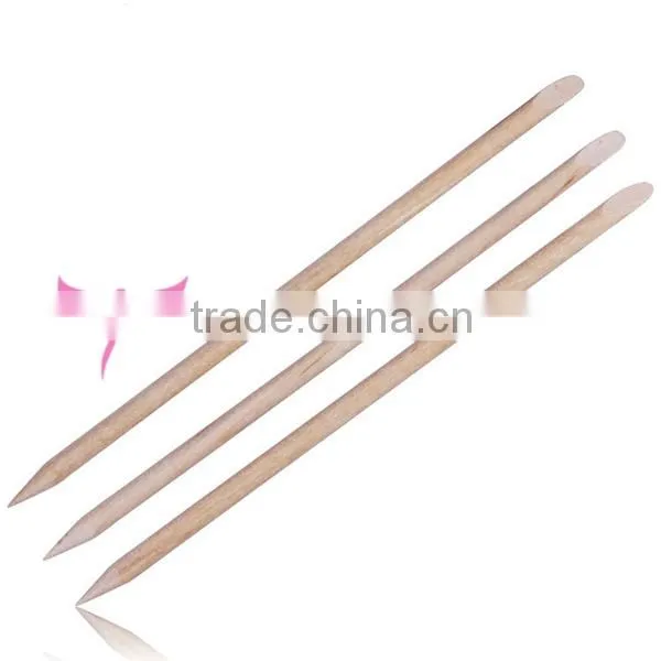 100 pcs wooden stick for nail art cuticle pusher remover