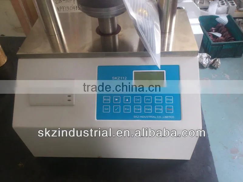 Paper tube compressive strength tester