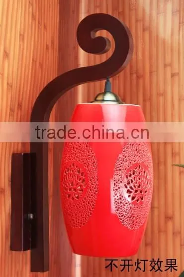 Chinese Porcelain Wall Light UL RoHS SAA CE CE Small Antique Wall Reading Lamp Bedroom Wall Lamps For Home