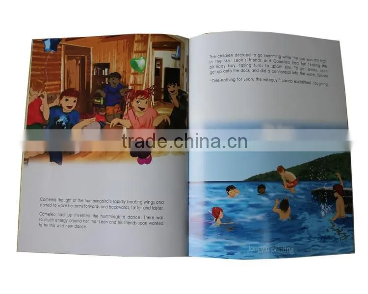 Hot sales good quality softcover book printing