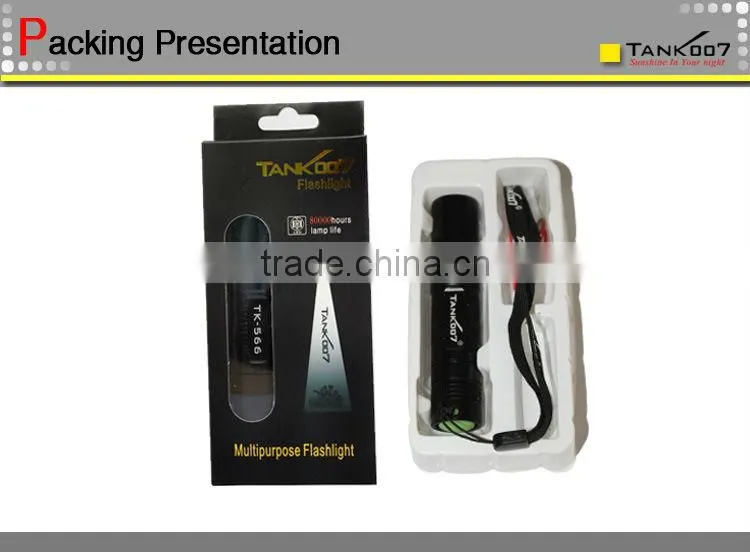 aluminum alloy cree outdoor led light led torchlight