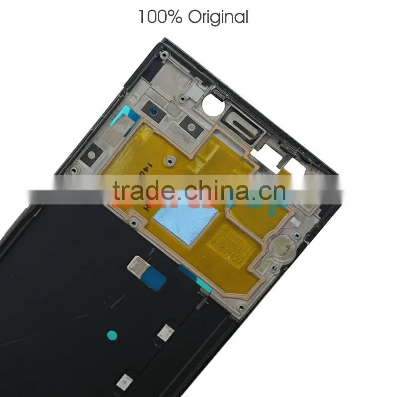 Original Front Housing For Xiaomi Mi3 Mi 3 CMCC TD-SCDMA Front Frame Screen Plate Bezel Wth Adheisve Sticker