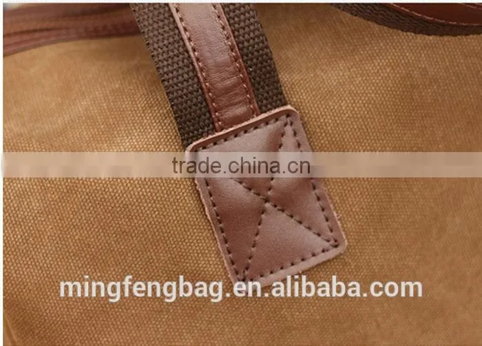 New Men Vintage Canvas School Casual Shoulder Travel Messenger Big Bags