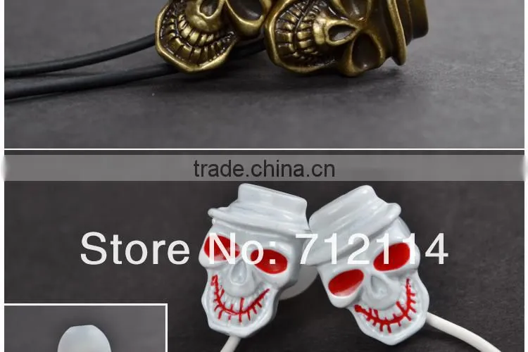 ULDUM 3.5 stereo with microphone heavy bass sound metal earpieces for music