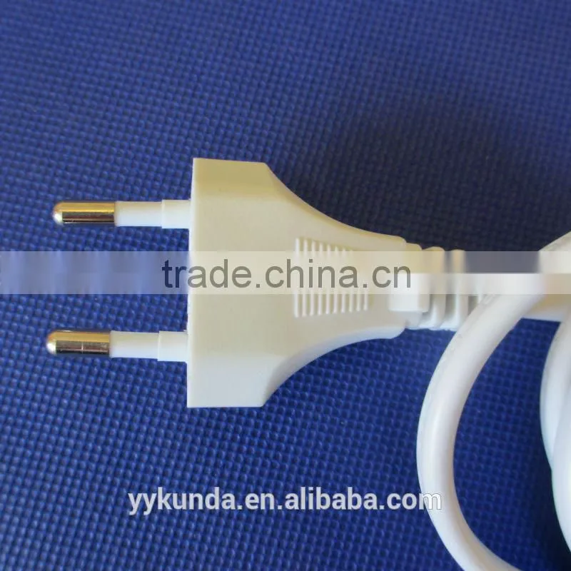 VDE approved 3 prong CEE7 7 european schuko plug