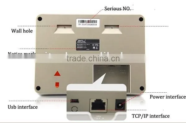 Fingerprint time attendance with many optionals function TX638