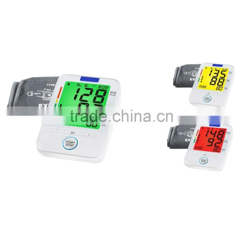 New professional wrist blood pressure monitor with backlight
