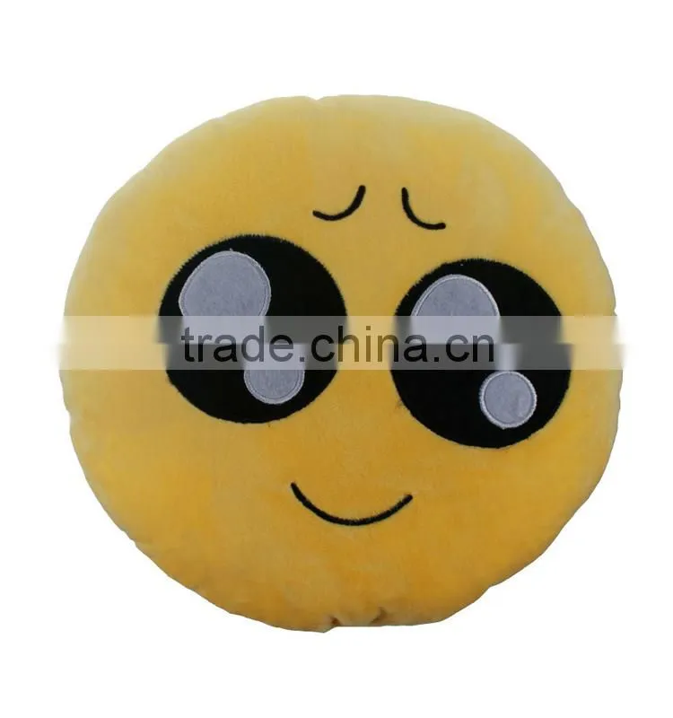 2015 Hot sale pp cotton whatsapp emoji pillow cute Smiley Emoticon Cushion plush toy emoji pillow