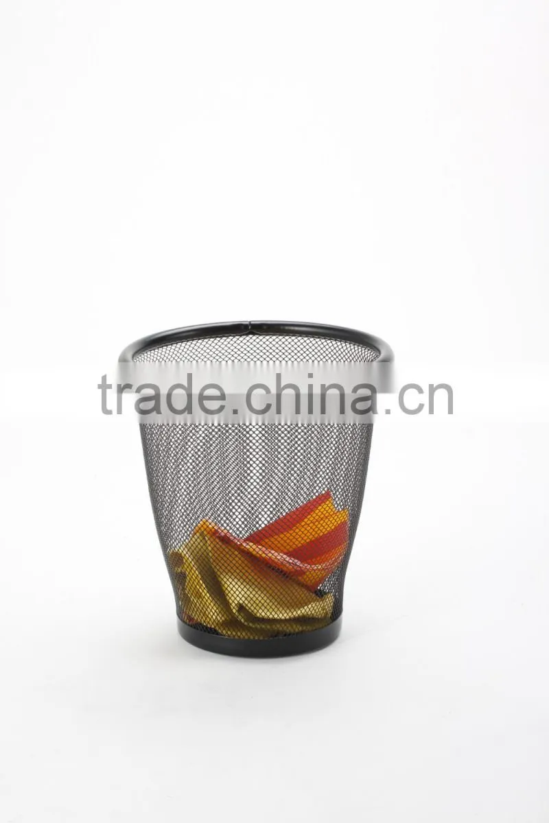 metal mesh waste bin