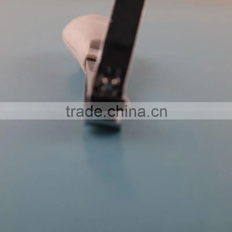 ZJQ-068 Mini carbon steel with long plastic handle baby nail cover clipper