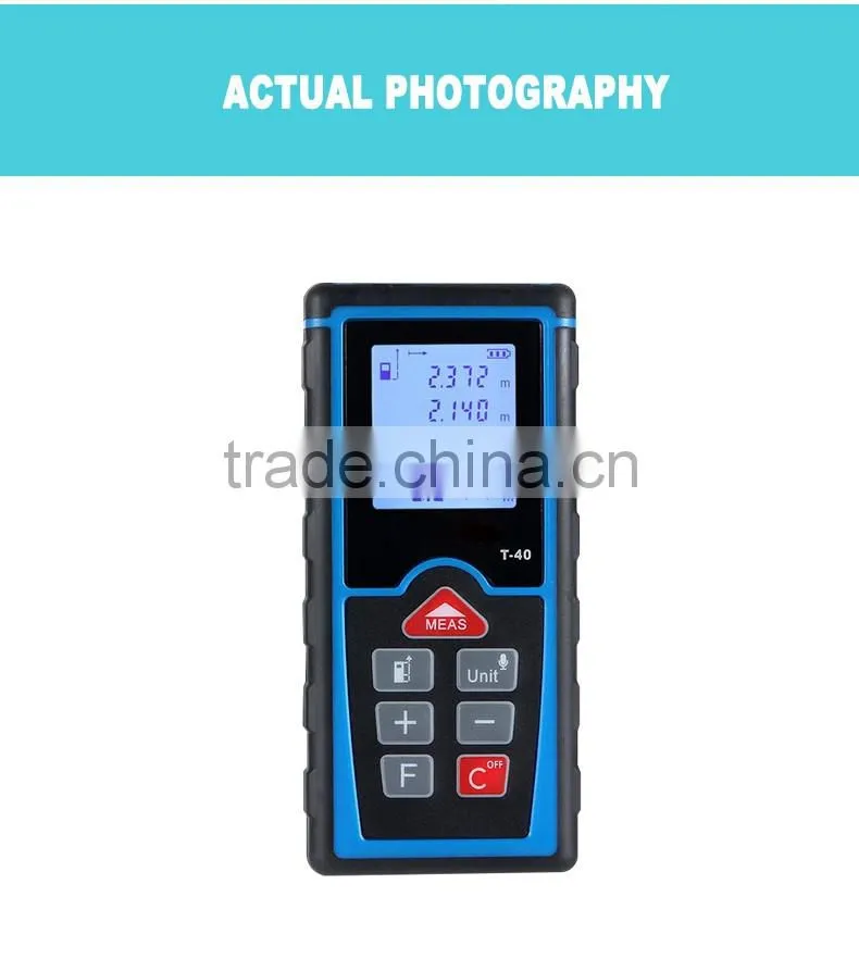 Laser Distance Meter with intelligent voice broadcast