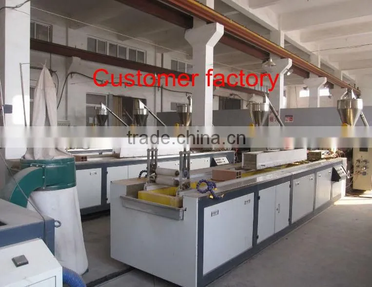 WPC Extrusion Machine for Decking Products(PVC/PE+wood powder)
