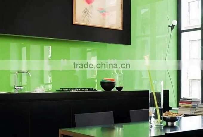 Decorative glass, decorative sheet clear glass