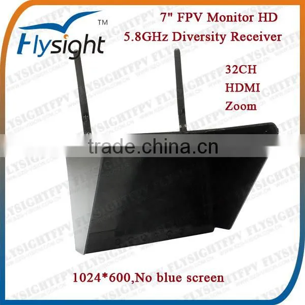D530 5.8GHz 7 inch LCD FPV Monitor with HDMI Input for RC Airplane Accessories