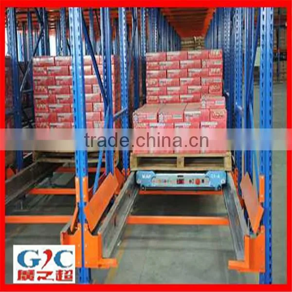Electric Rail Guided Vehicle for Warehouse Storage