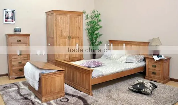 Rustic Range Bedroom Furniture of Solid Oak 2 doors wardrobes