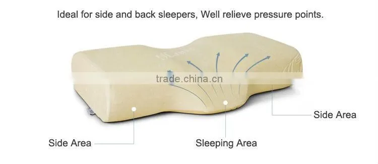 eyelash extension memory foam pillow,spine support memory foam pillow,100% natural foam pillow