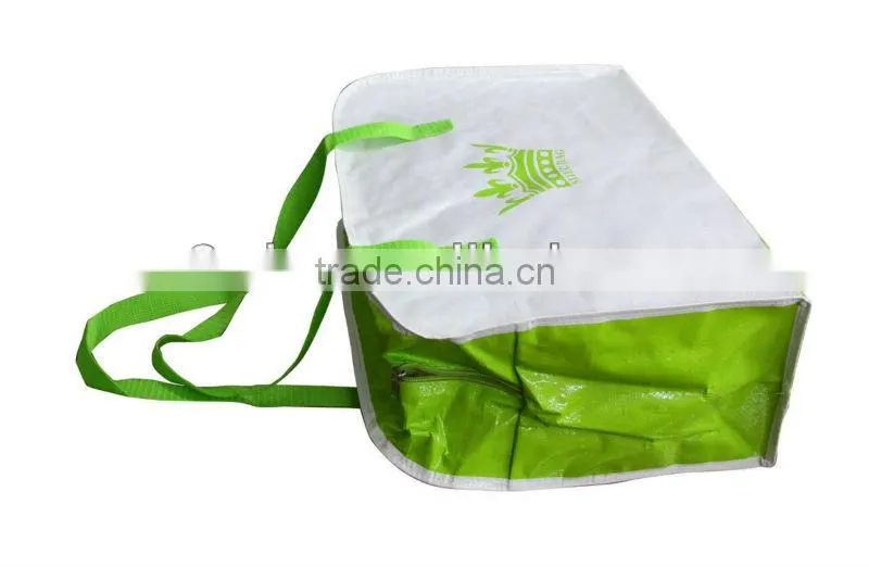 canvas pp woven shopping bags tape handle(2W-2065)