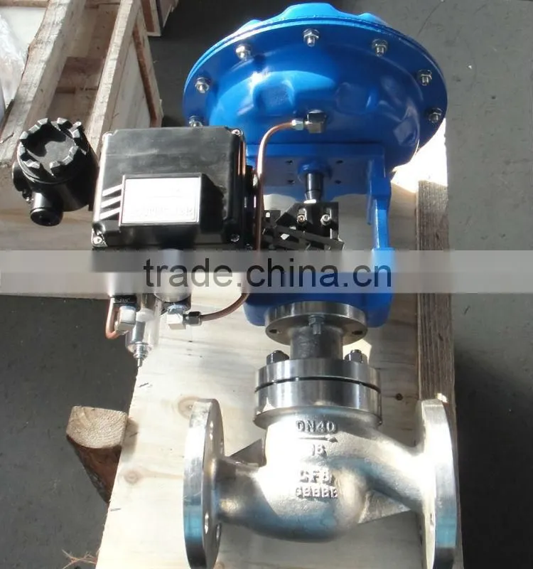 pneumatic steam modulating valve 1" stainless steel