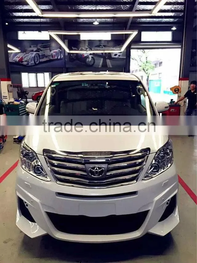 Car W style Alphard body kits fit fot Alphard car FRP material
