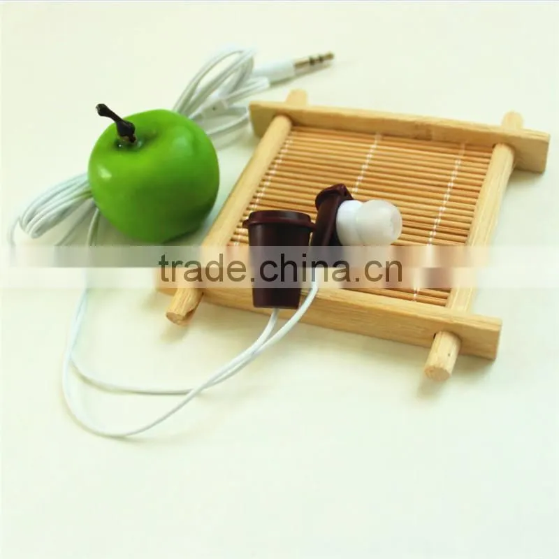Cup shape Earphones ,Custom Earphones In Bulk,Hot Sale Mobile Earphone