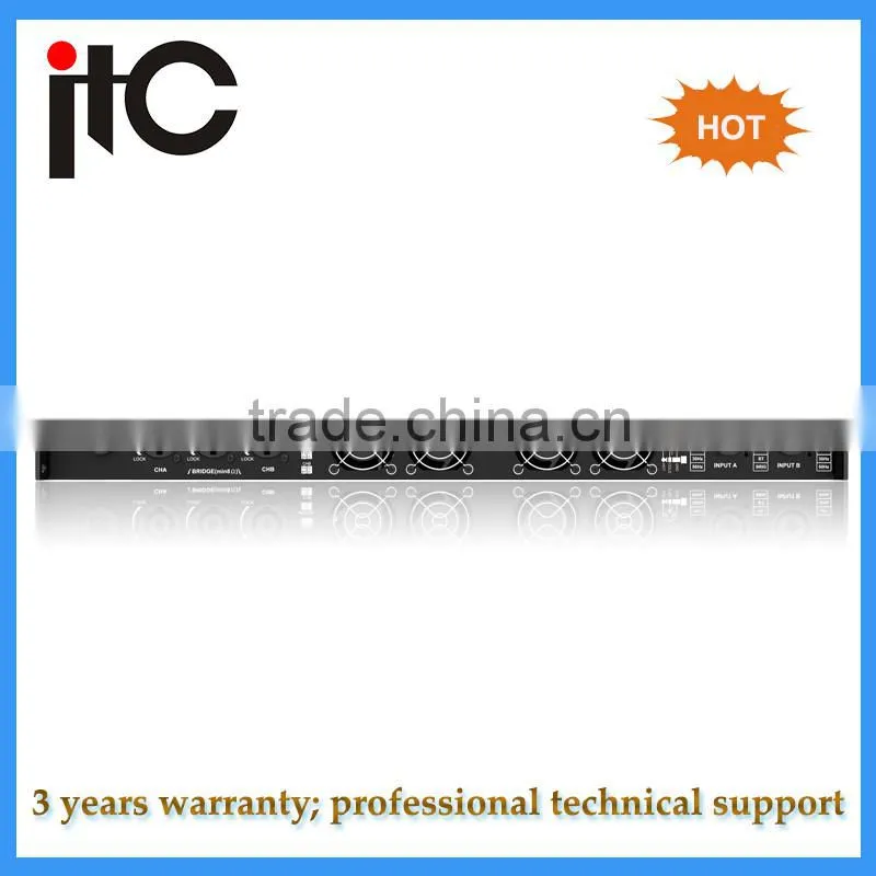 800W to 3600W 2 Channel Soft Start Stereo Mixing Power Amplifier Professional Audio