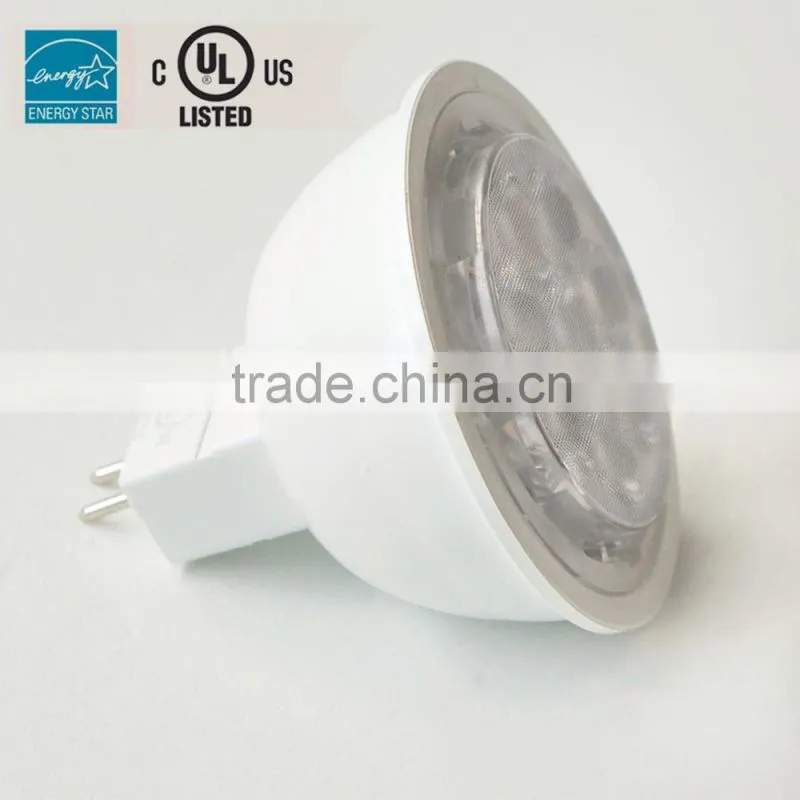 WestDeer Indoor led light UL approved energy saving E26 base led spotlight 6.5W mr16 decoration lighting for living room ceiling