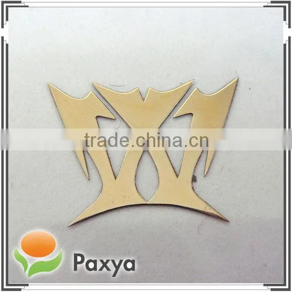 Custom silver individual company logo sticker