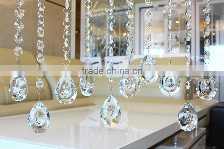 2016 pear design crystal pear bead for curtain