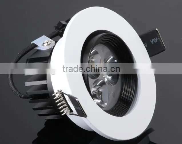 Hottest nice led downlight 3*1w ceiling modern crystal ceiling lamp factory direct selling