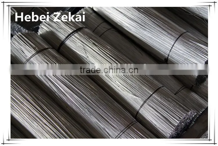 Straight cut electro galvanized wire factory price