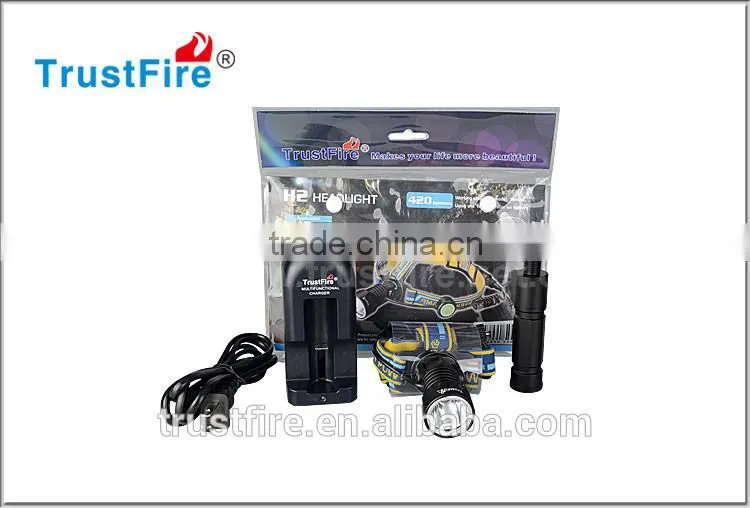 Hot sale TrustFire factory H2 cree led 420 lumens led headlamp
