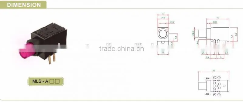 MLS Series Pushbutton Switch
