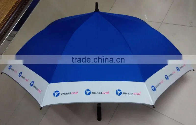 blue stormproof advertising high quality golf umbrella