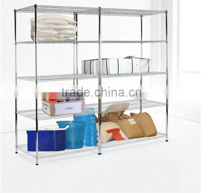 Steel Chrome Shelving Multipurpose Storage System
