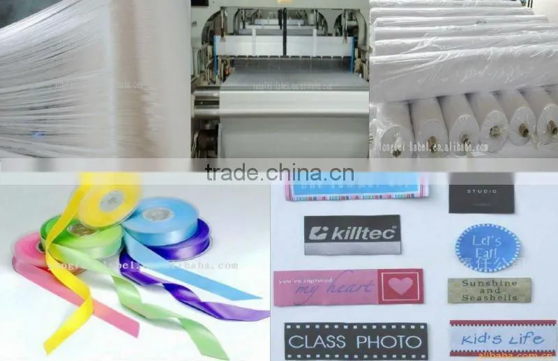 Slit Double-side Polyester Satin label