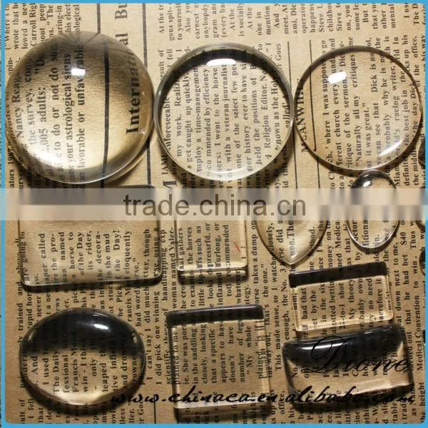 DIY Kits- 25mm Round Trays, Glass, and chains. Photo Pendant Trays Cabochon kits. Vinatge-Antique Bezel Settings