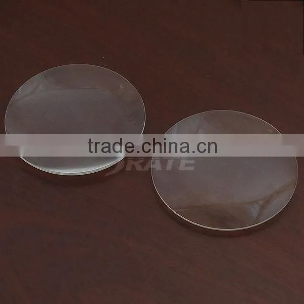 clear glass piano convex lens