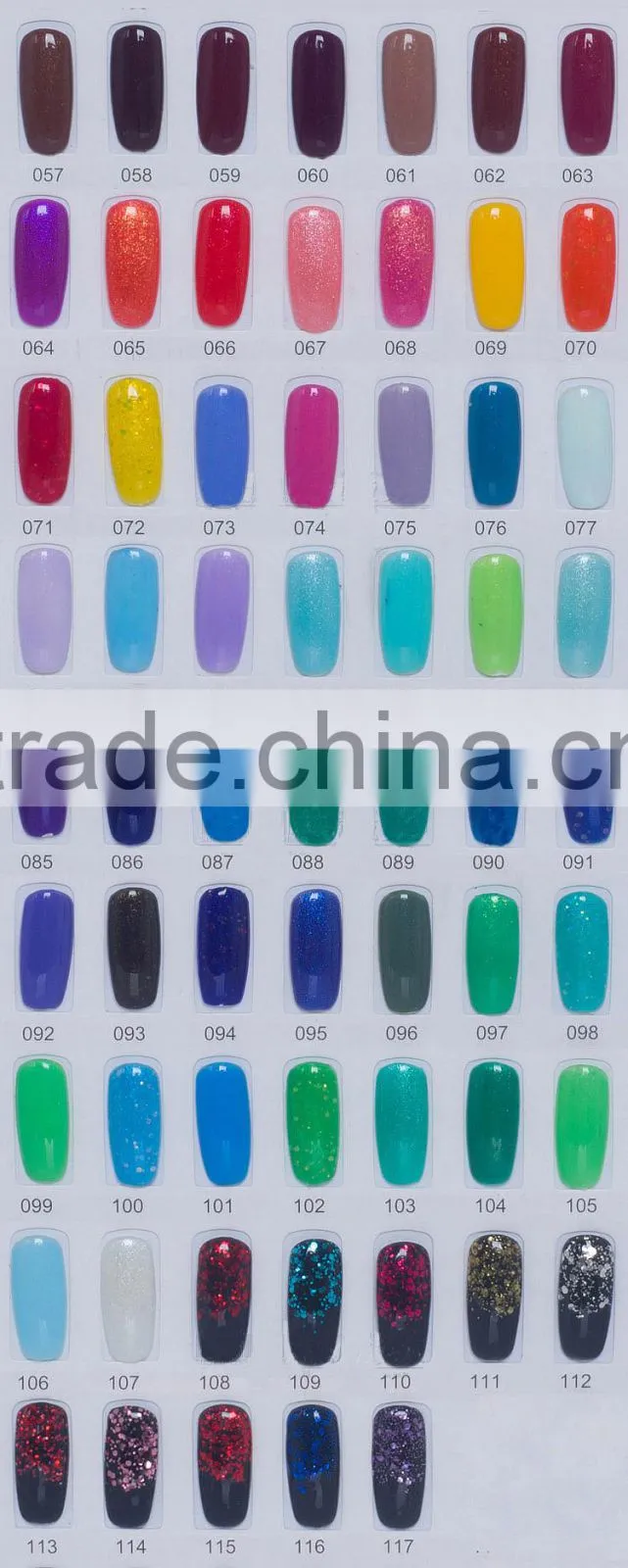 Popular nail soak-off uv gel polish nail art uv gel nail polish with 132 colors