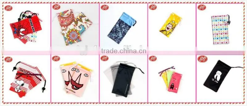 Drawstring velvet pen pouch,jewellery pouch drawstring 2016 glasses pouch