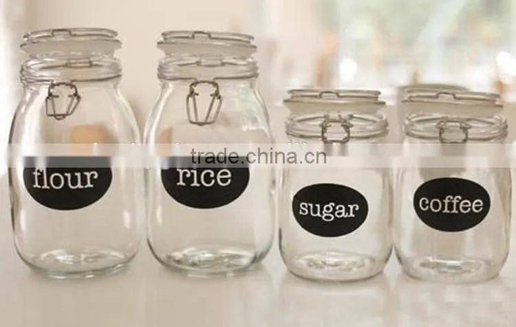 1000ml glass kilner jar with clamp lid