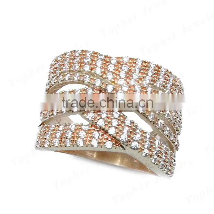 Wholesale 925 sterling silver new big gemstone ring