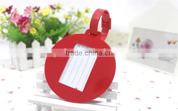PVC luggage tags with customer customize debossed logos & various colors or shape