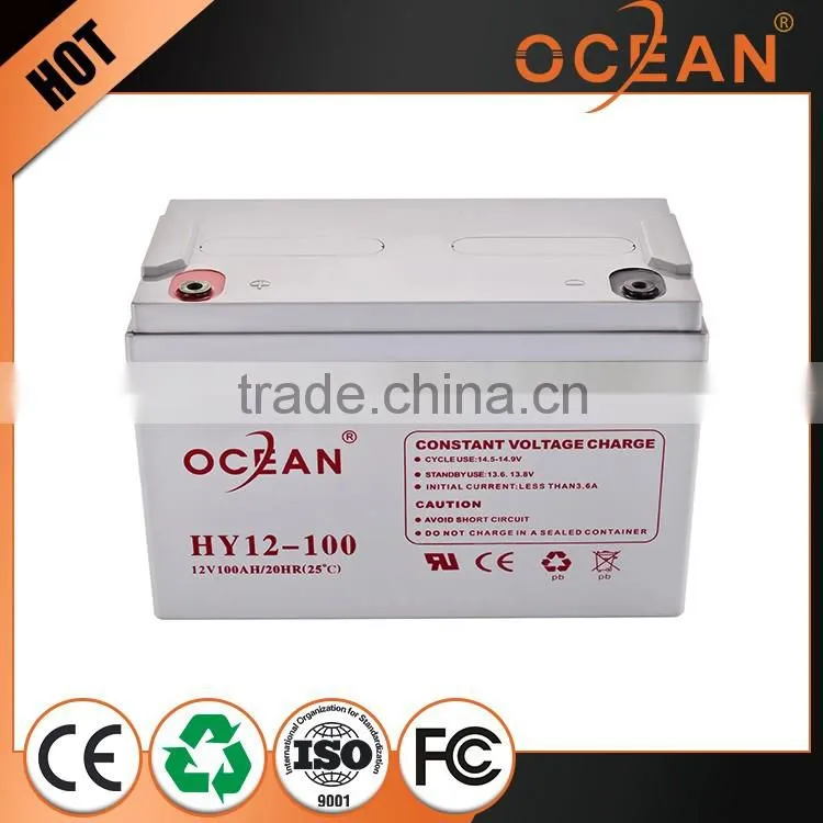12V 100ah various styles hot sale discharge current battery rechargeable