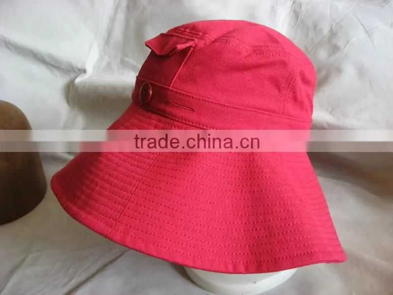 Good Quality Cheap Red Bucket Hats