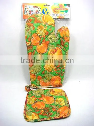 Cheap and High Quality Oven MITT & Pot Pad For One Dollar Item, Kitchen Use