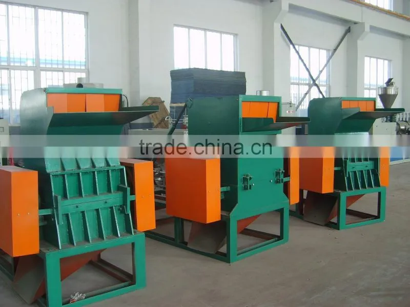 reclaimed plastic granulating machine